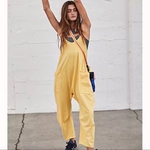 Free people Onesie in yellow/pineapple crush